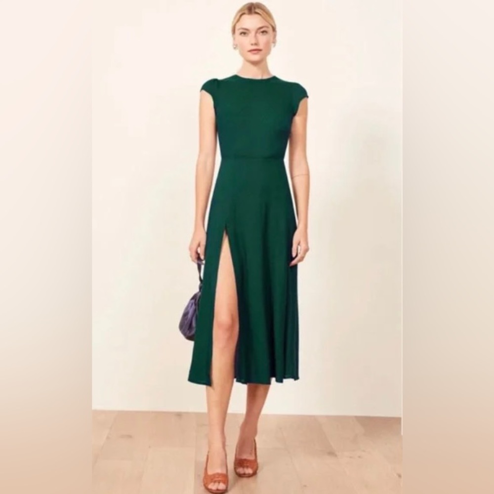 Reformation Gavin Green Dress Size 00